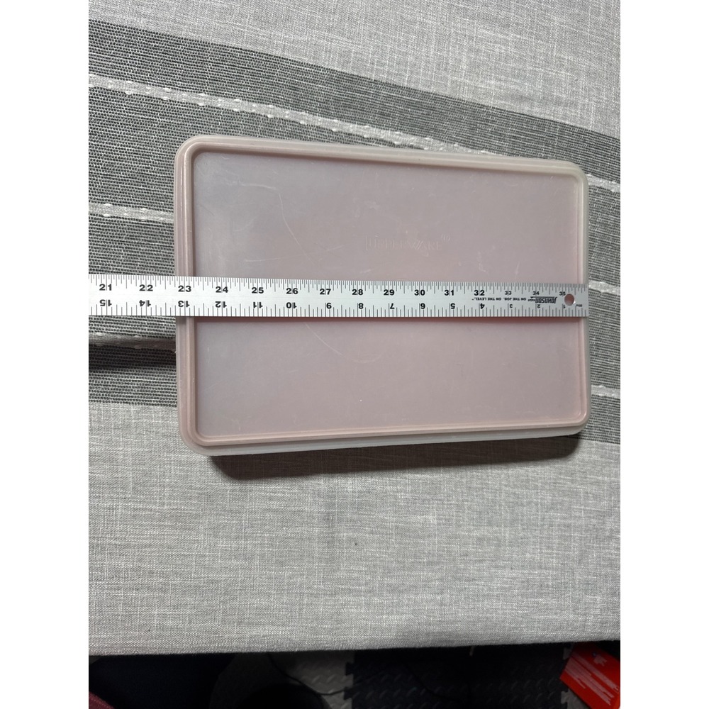 Tupperware Modular Mate Rectangular Container Red Lid Vintage Kitchen Storage - Picture 5 of 8